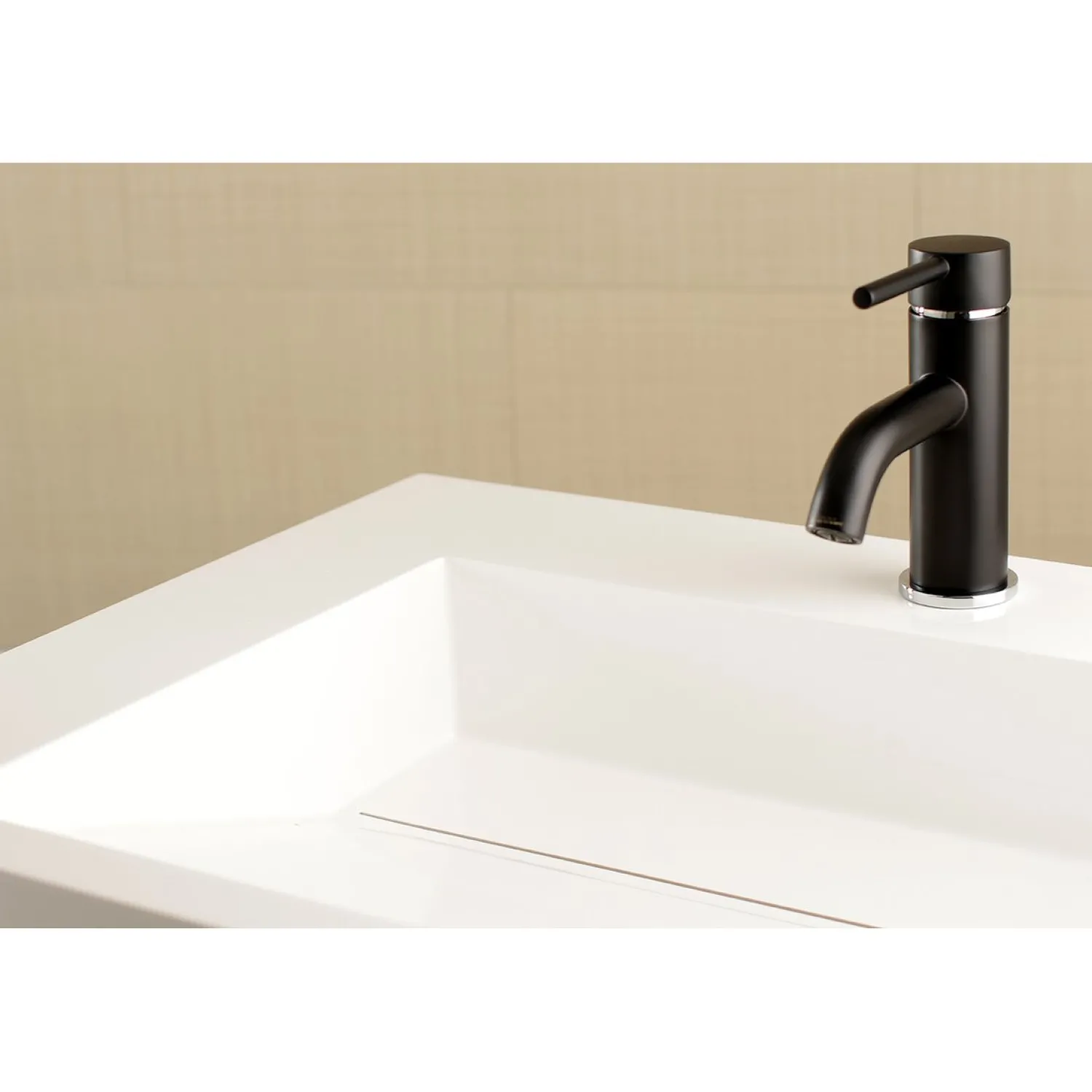 Online Fauceture Concord Single-Handle Monoblock Bathroom Faucet Single Hole