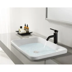 Online Fauceture Concord Single-Handle Monoblock Bathroom Faucet Single Hole