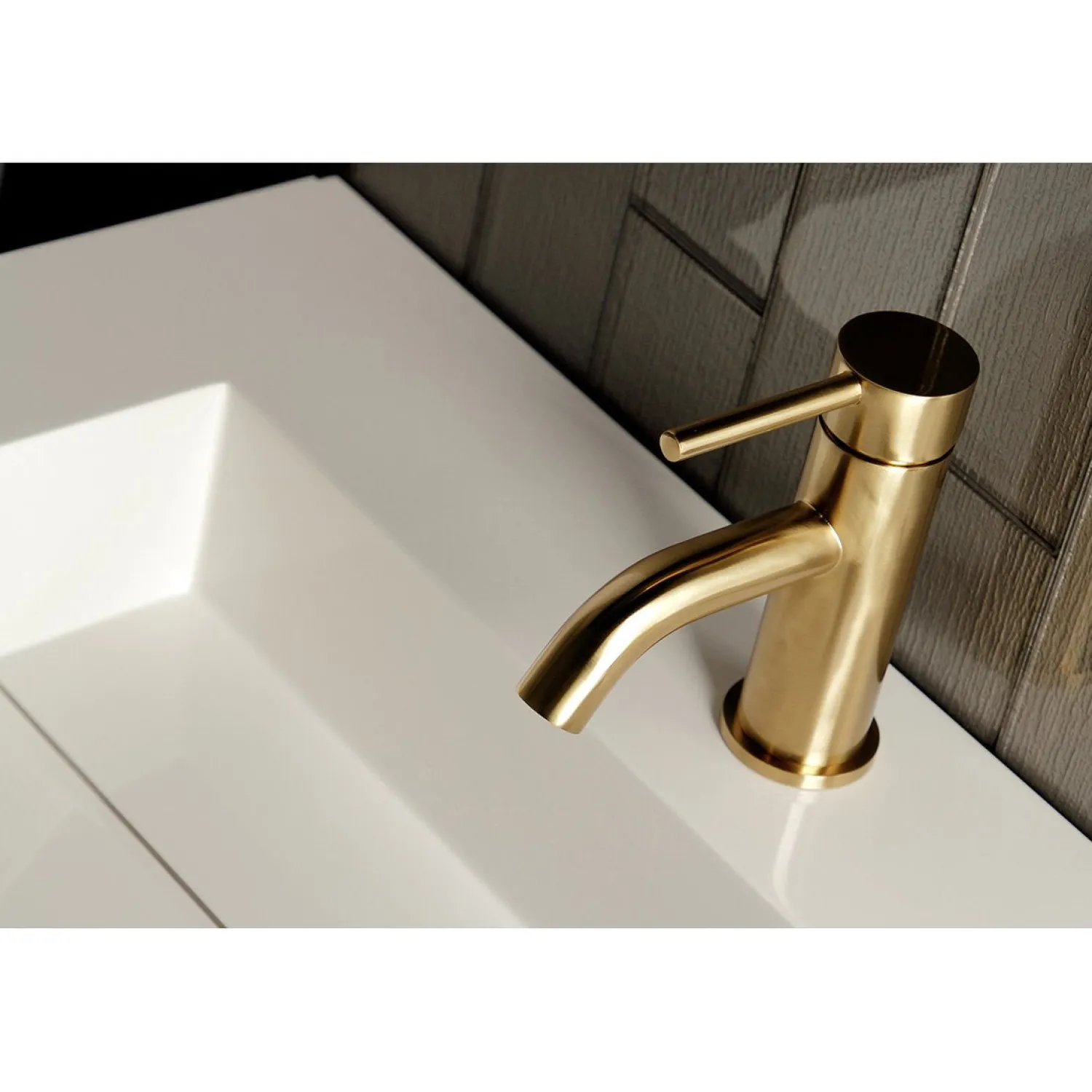 Online Fauceture Concord Single-Handle Monoblock Bathroom Faucet Single Hole