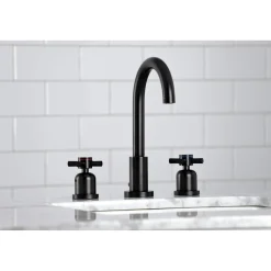 Clearance Fauceture Concord Widespread Cross-Handle Bathroom Faucet 8" Widespread