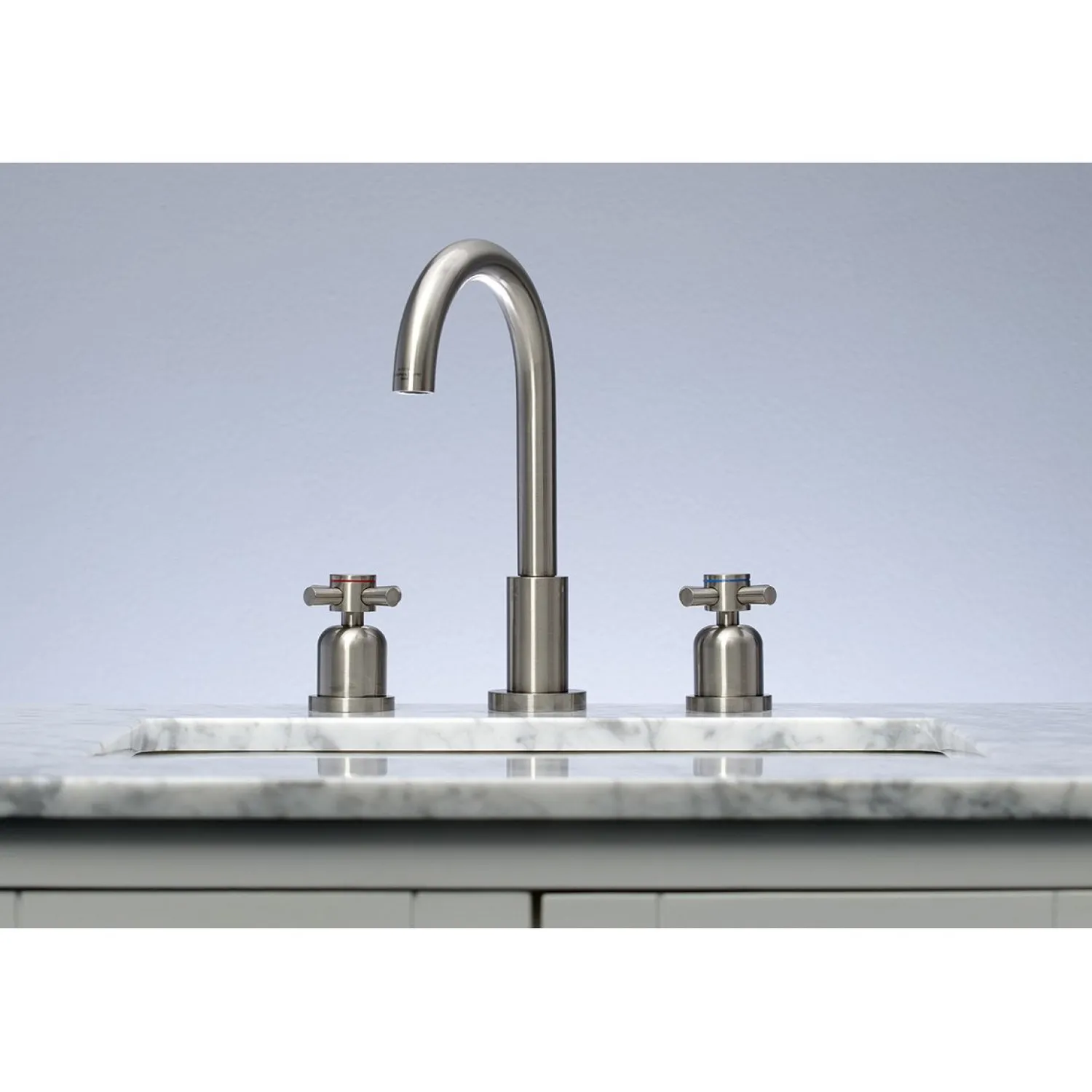 Clearance Fauceture Concord Widespread Cross-Handle Bathroom Faucet 8" Widespread