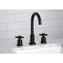 Clearance Fauceture Concord Widespread Cross-Handle Bathroom Faucet 8