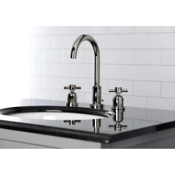 Clearance Fauceture Concord Widespread Cross-Handle Bathroom Faucet 8