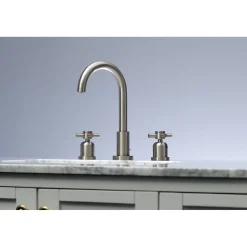 Clearance Fauceture Concord Widespread Cross-Handle Bathroom Faucet 8