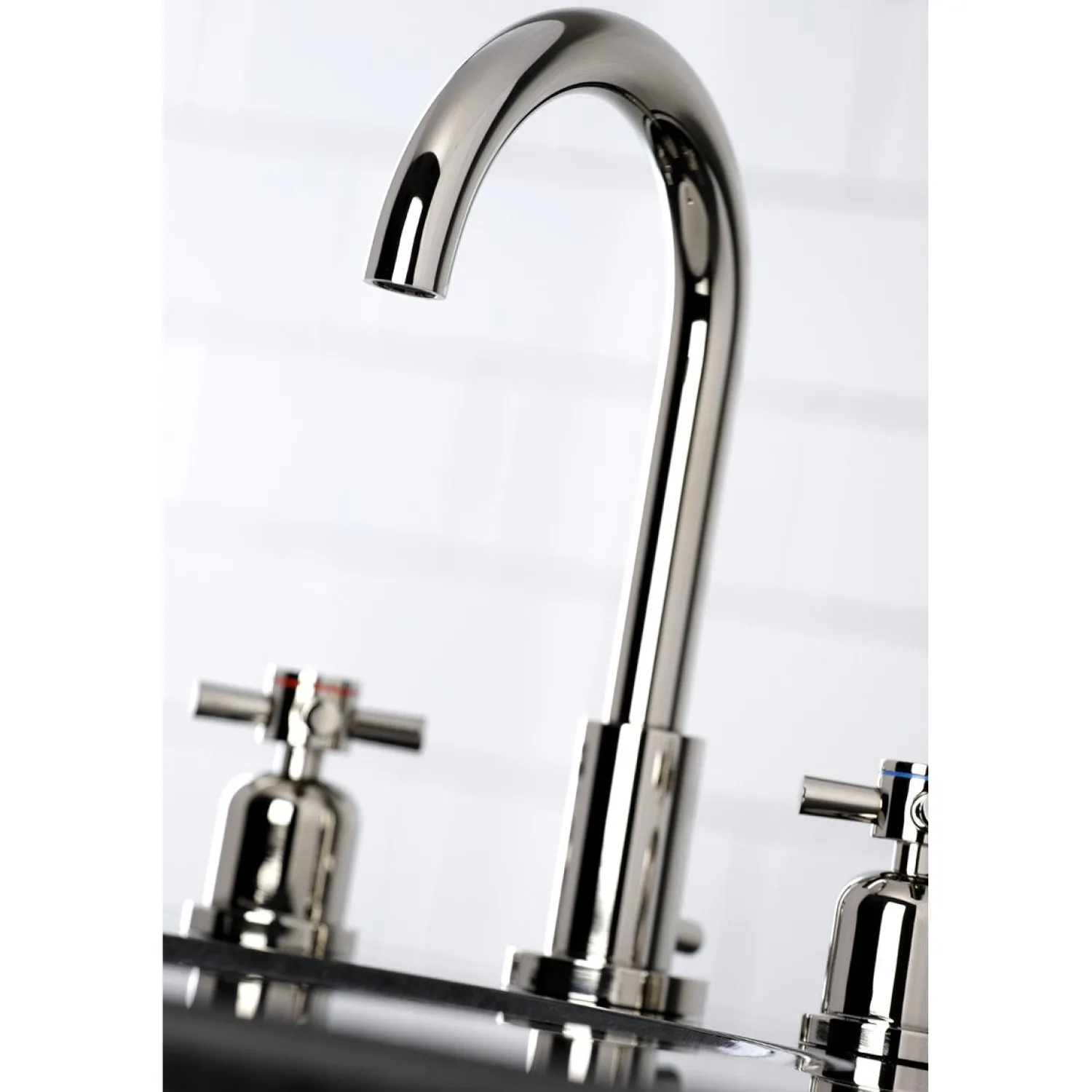 Clearance Fauceture Concord Widespread Cross-Handle Bathroom Faucet 8" Widespread