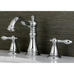 Sale Fauceture English Classic Widespread Bathroom Faucet 8