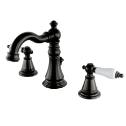 Sale Fauceture English Classic 3-Hole Widespread Bathroom Faucet 8