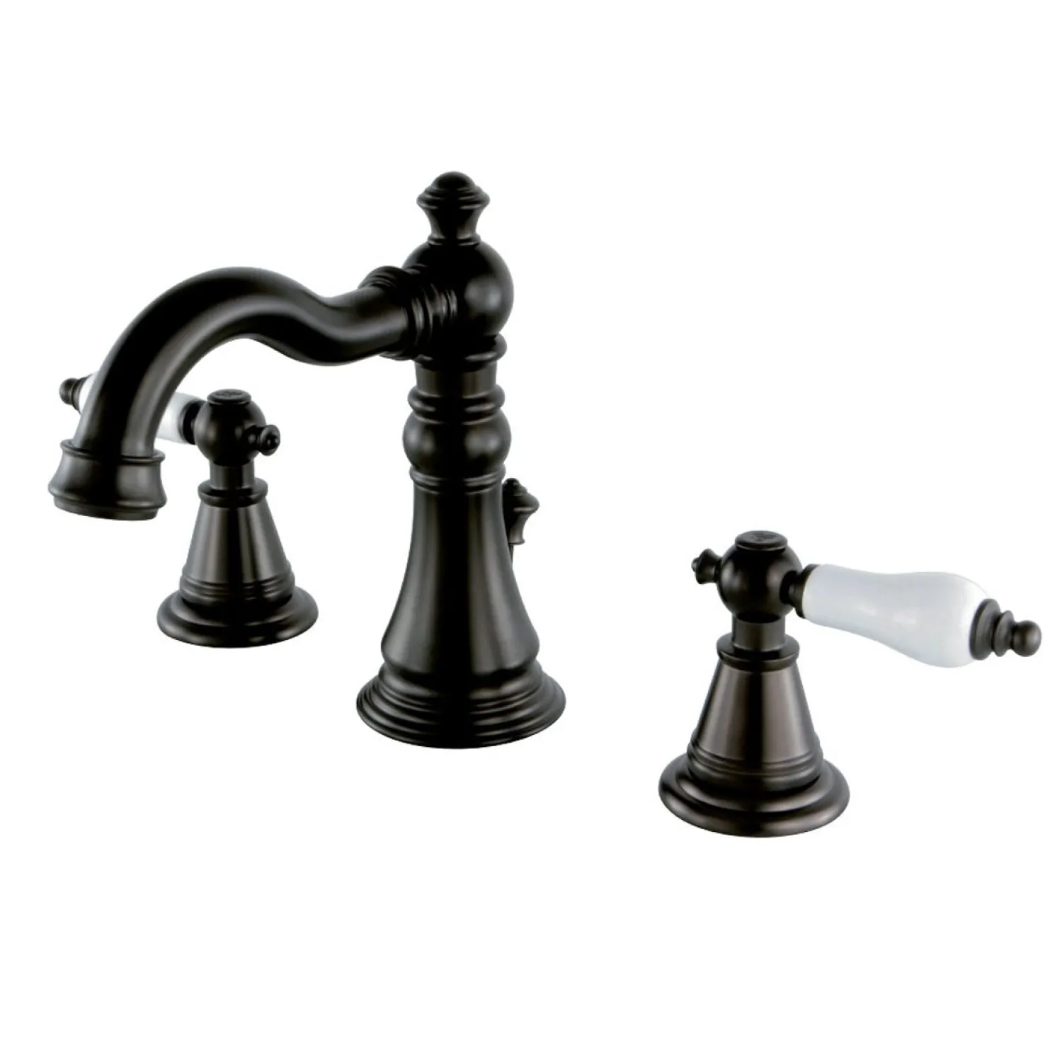Sale Fauceture English Classic 3-Hole Widespread Bathroom Faucet 8" Widespread