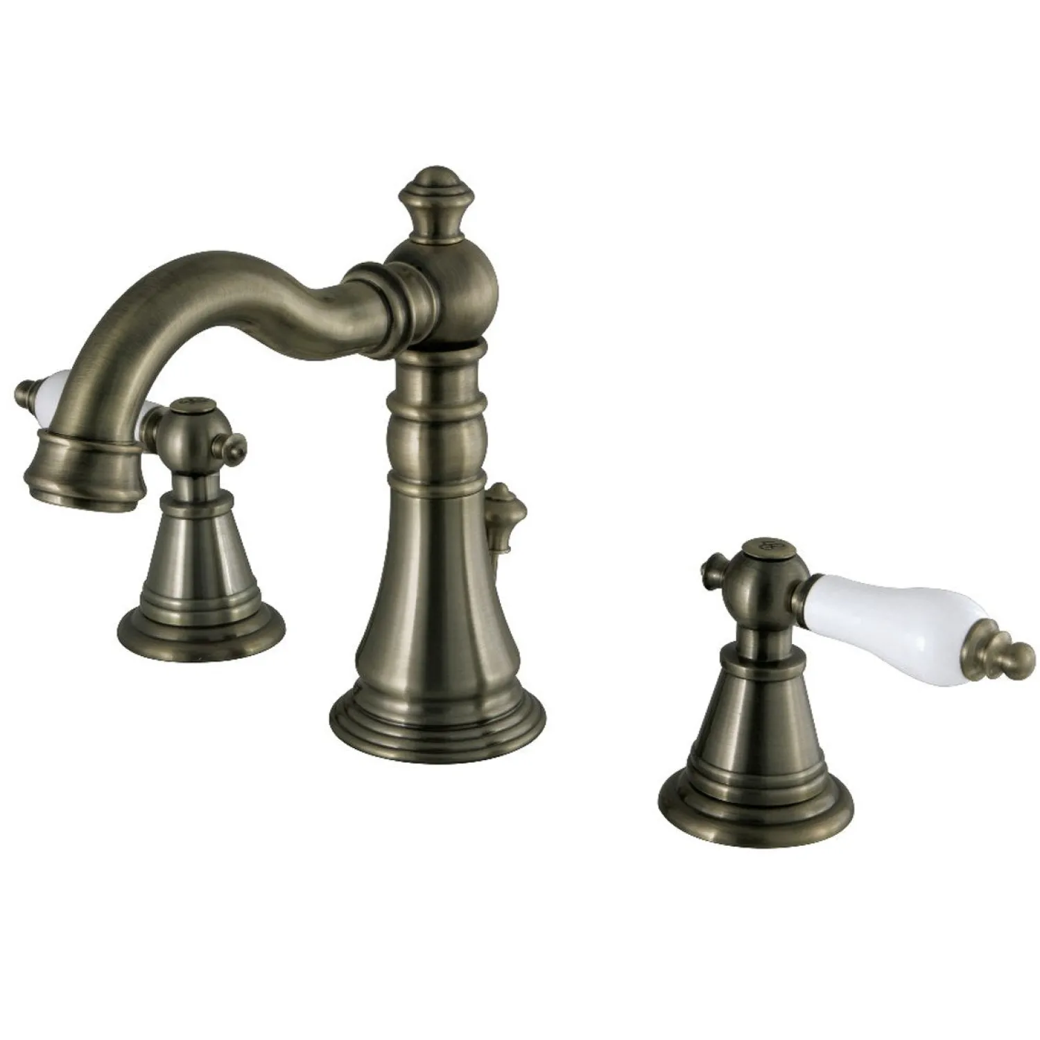 Sale Fauceture English Classic 3-Hole Widespread Bathroom Faucet 8" Widespread