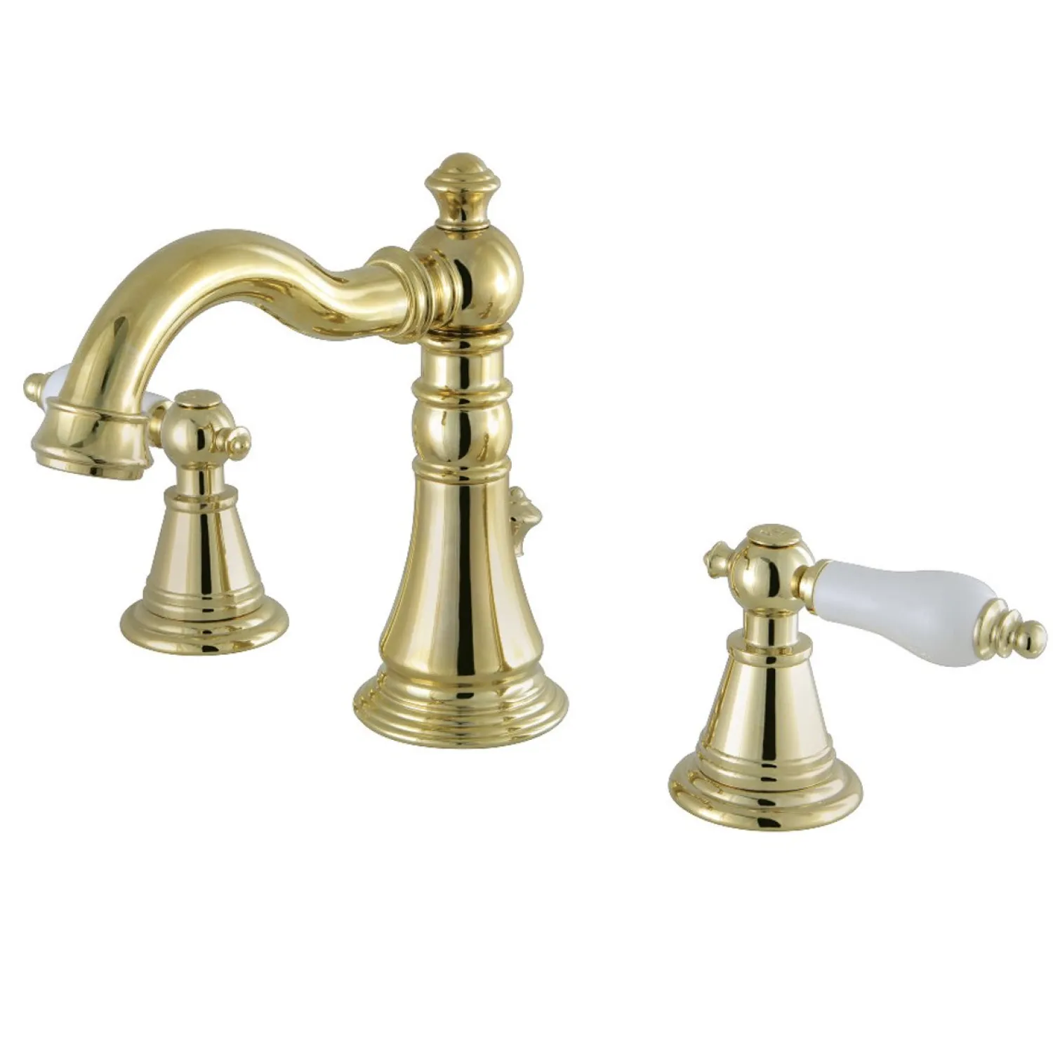 Sale Fauceture English Classic 3-Hole Widespread Bathroom Faucet 8" Widespread