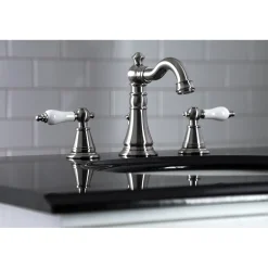 Sale Fauceture English Classic 3-Hole Widespread Bathroom Faucet 8