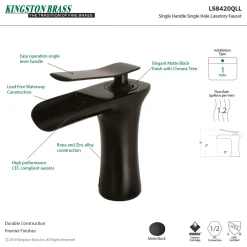 Clearance Fauceture Executive Single-Handle Bathroom Faucet Single Hole