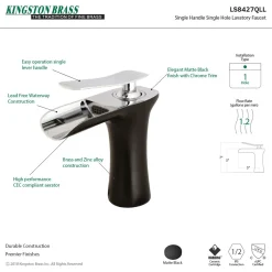 Clearance Fauceture Executive Single-Handle Bathroom Faucet Single Hole