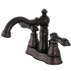 Fauceture FSC160XAKL-P Duchess 4 in. Centerset Bathroom Faucet with Brass Pop-Up 4" Center Set