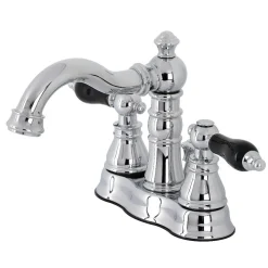 Fauceture FSC160XAKL-P Duchess 4 in. Centerset Bathroom Faucet with Brass Pop-Up 4" Center Set