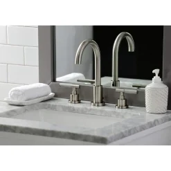 Online Fauceture FSC892XCKL-P Kaiser Widespread Bathroom Faucet with Brass Pop-Up 8
