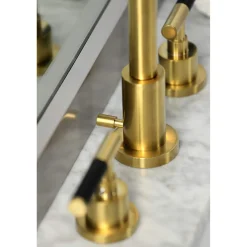 Online Fauceture FSC892XCKL-P Kaiser Widespread Bathroom Faucet with Brass Pop-Up 8