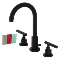Online Fauceture FSC892XCKL-P Kaiser Widespread Bathroom Faucet with Brass Pop-Up 8