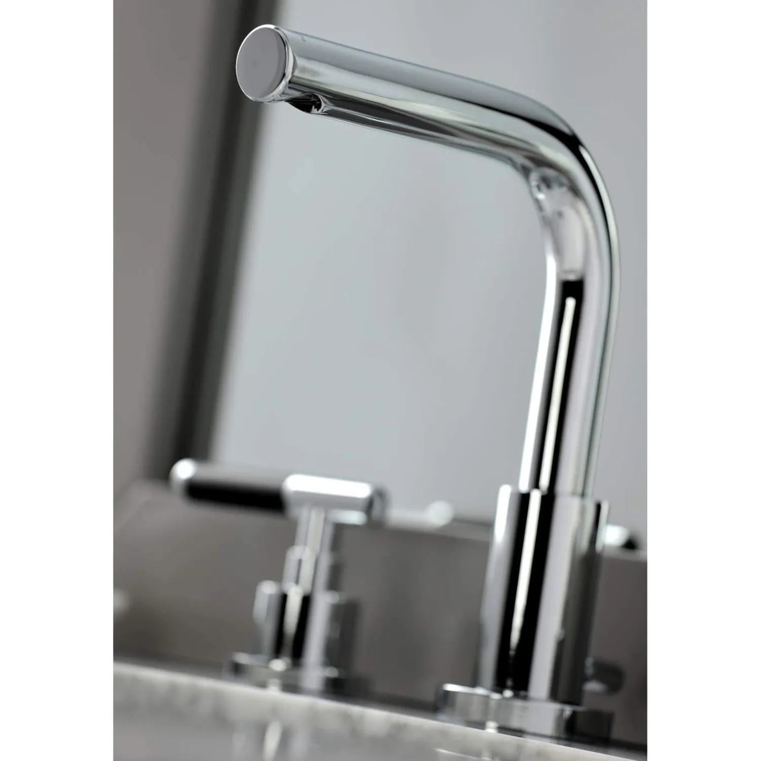 Sale Fauceture FSC895XCKL-P Kaiser Widespread Bathroom Faucet with Brass Pop-Up 8" Widespread