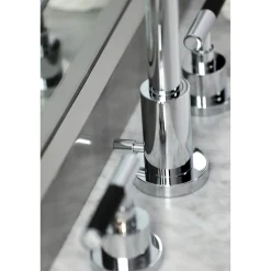 Outlet Fauceture FSC893XCKL-P Kaiser Widespread Bathroom Faucet with Brass Pop-Up 8