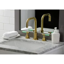 Outlet Fauceture FSC893XCKL-P Kaiser Widespread Bathroom Faucet with Brass Pop-Up 8