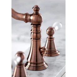 Outlet Fauceture FSC197PLAC English Classic Widespread Bathroom Faucet, Antique Copper 8" Widespread