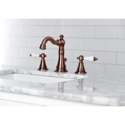 Outlet Fauceture FSC197PLAC English Classic Widespread Bathroom Faucet, Antique Copper 8