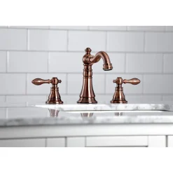 Hot Fauceture FSC197ACLAC American Classic Widespread Bathroom Faucet, Antique Copper 8" Widespread