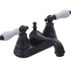 Sale Fauceture FS3606PL English Classic Two Handle 4" Centerset Lavatory Faucet in Noble Bronze 4" Center Set