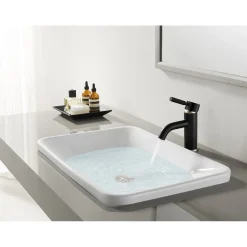 New Fauceture Kaiser Single Handle Deck Mount Bathroom Faucet Single Hole