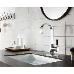 Hot Fauceture Kaiser Single-Handle Bathroom Faucet with Drain Single Hole