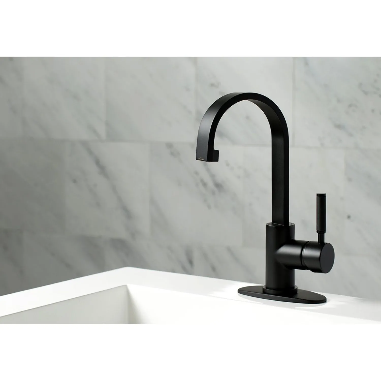 Hot Fauceture Kaiser Single-Handle Bathroom Faucet with Drain Single Hole