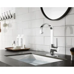 New Fauceture New York Single-Handle Bathroom Faucet Drain Single Hole