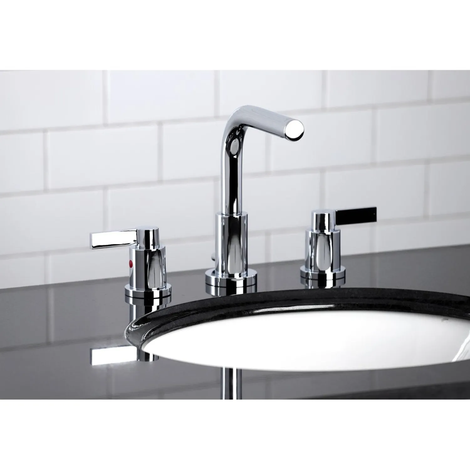 Clearance Fauceture NuvoFusion 8-Inch Widespread Bathroom Faucet 8" Widespread