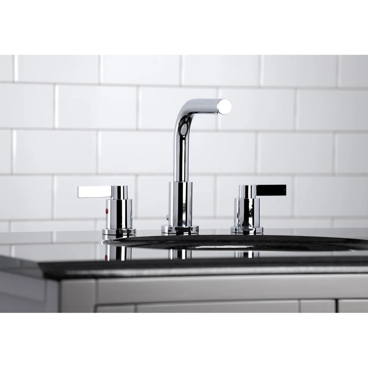 Clearance Fauceture NuvoFusion 8-Inch Widespread Bathroom Faucet 8" Widespread