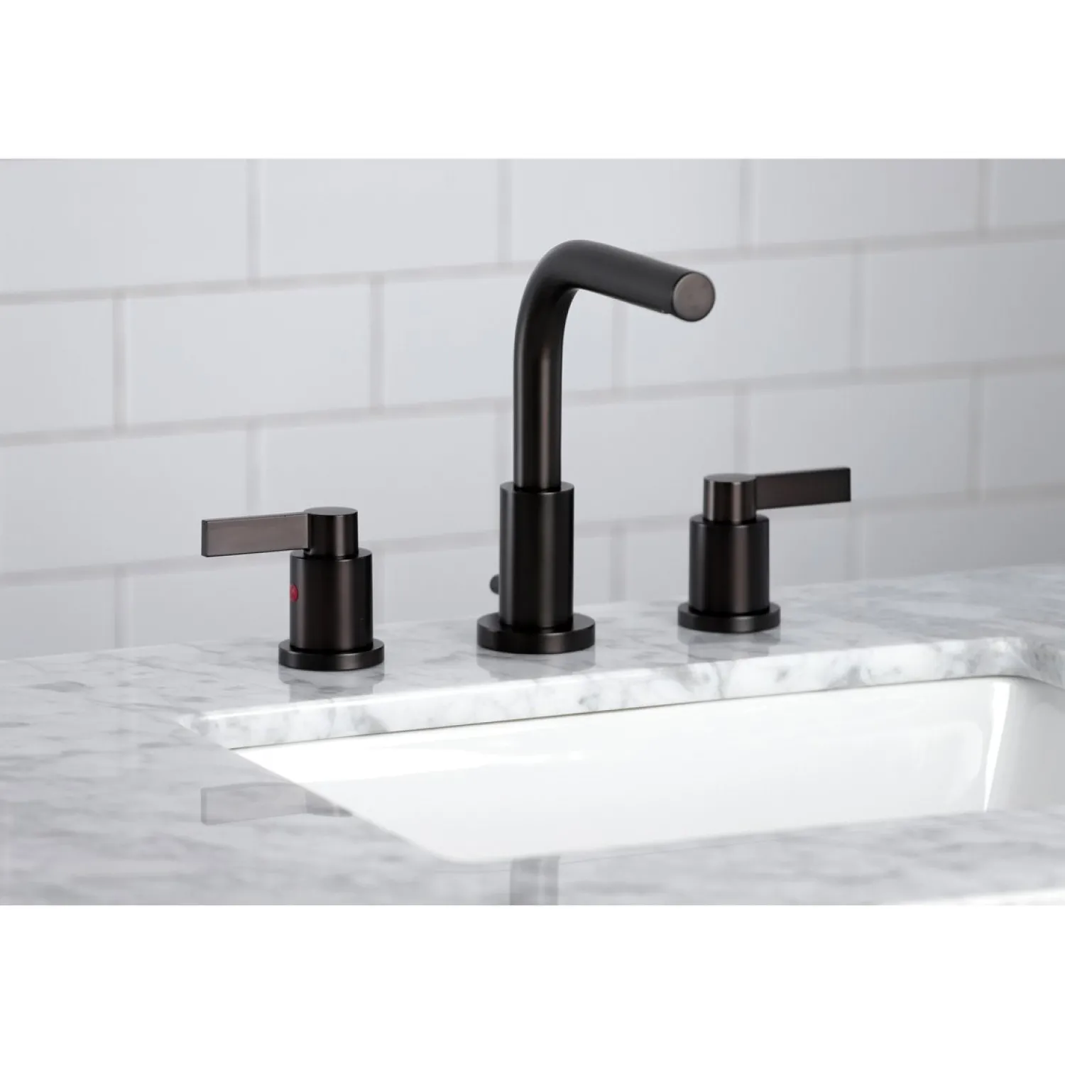 Clearance Fauceture NuvoFusion 8-Inch Widespread Bathroom Faucet 8" Widespread
