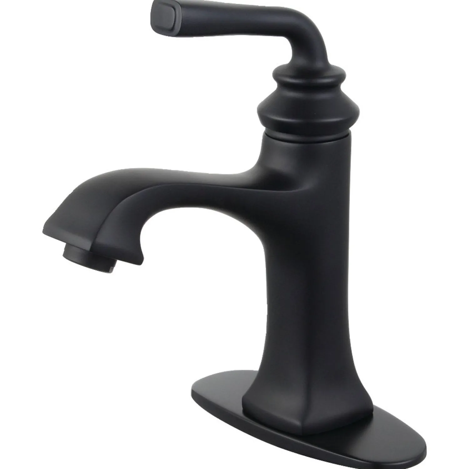 Best Fauceture Restoration Single-Handle Bathroom Faucet with Push-Up Drain and Deck Plate Single Hole