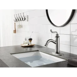 Best Fauceture Royale Single-Handle Monoblock Bathroom Faucet Single Hole