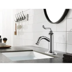 Best Fauceture Royale Single-Handle Monoblock Bathroom Faucet Single Hole