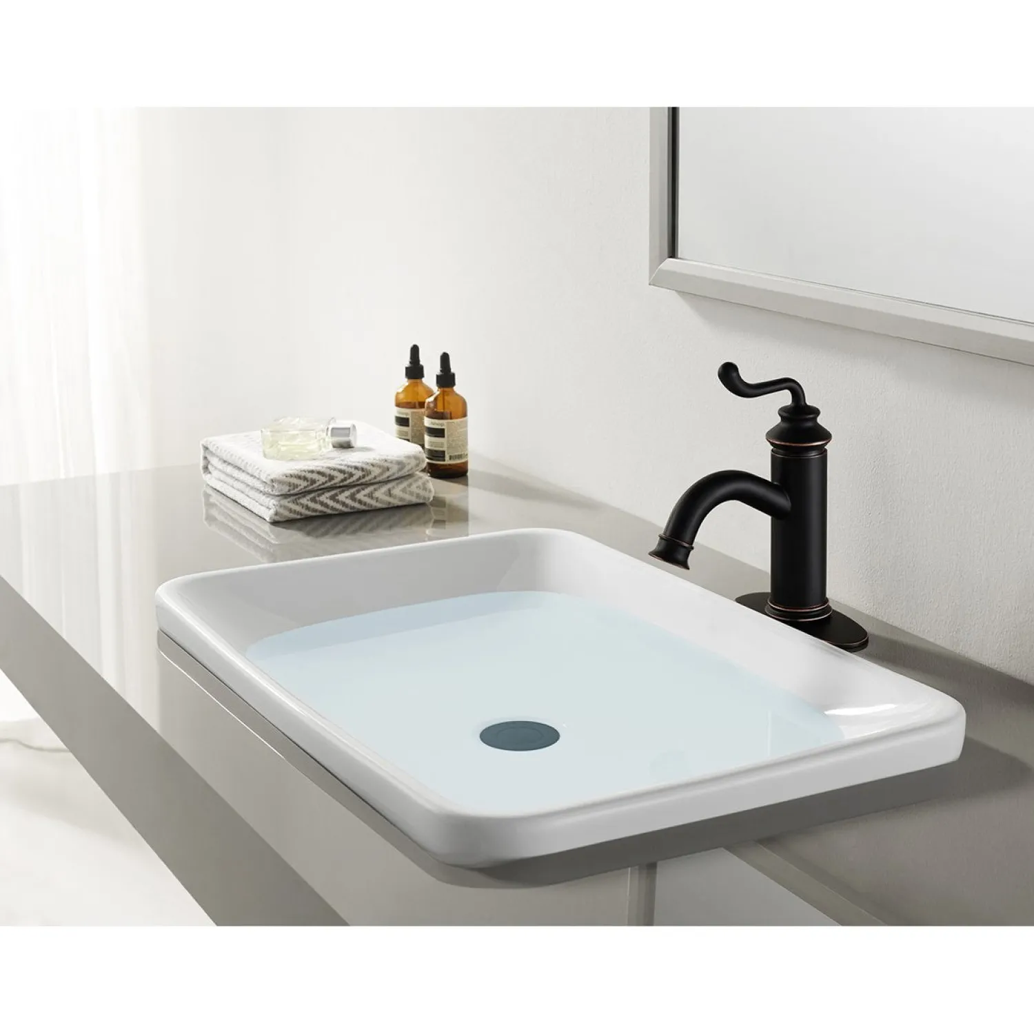 Best Fauceture Royale Single-Handle Monoblock Bathroom Faucet Single Hole