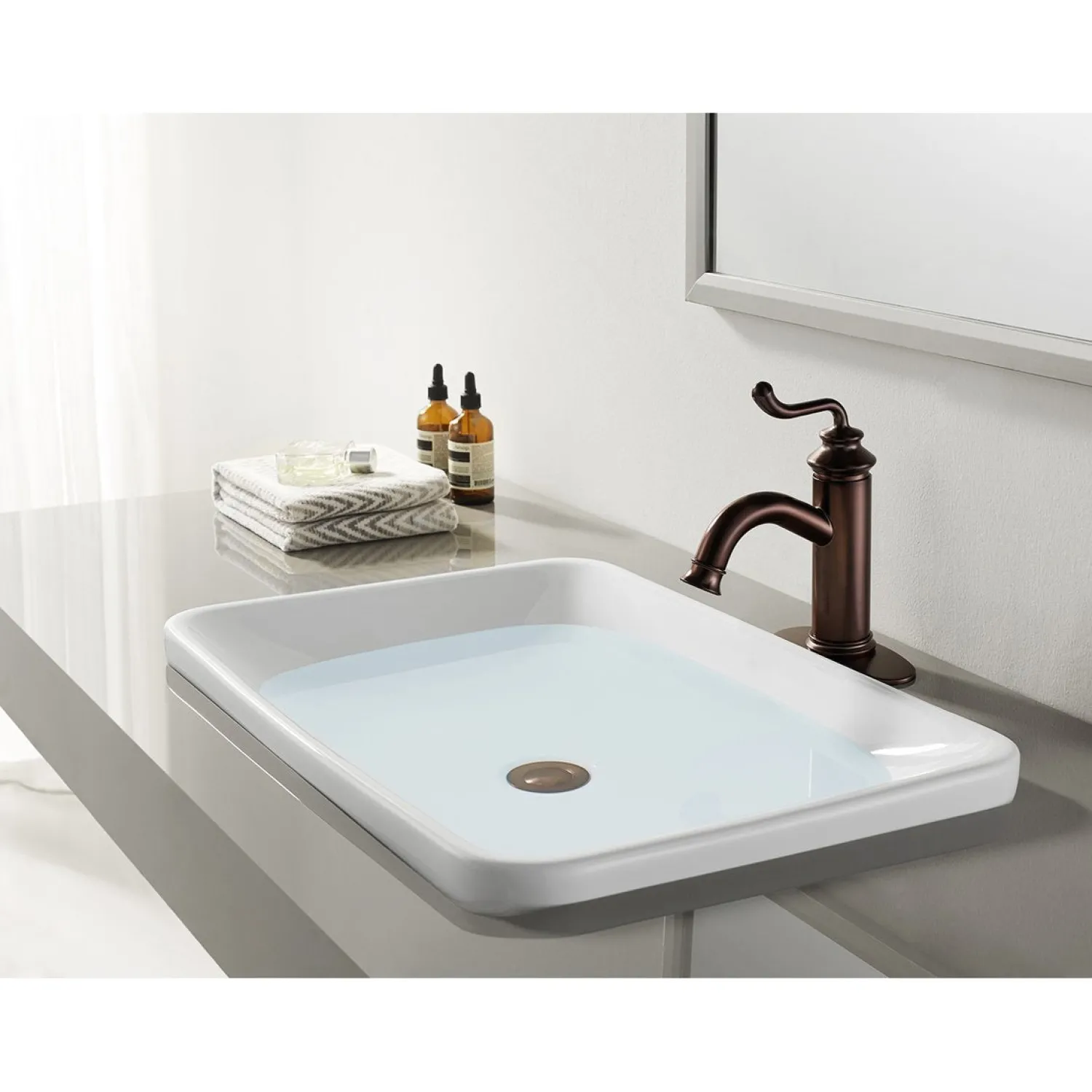 Best Fauceture Royale Single-Handle Monoblock Bathroom Faucet Single Hole