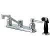 Discount FB112DL Centerset Kitchen Faucet in Polished Chrome Faucets With Side Spray