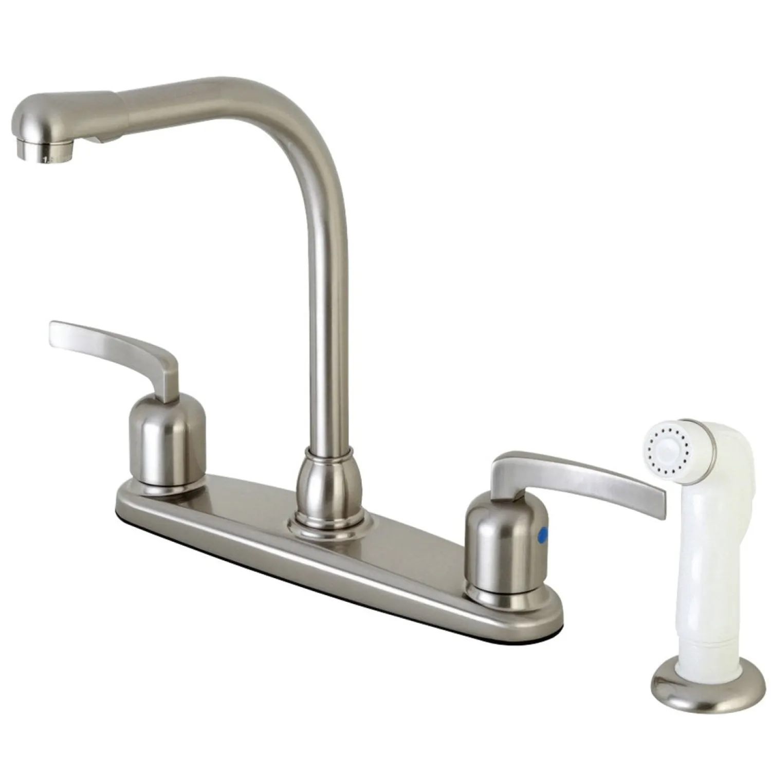 Clearance FB718EFL Centerset Kitchen Faucet in Brushed Nickel Faucets With Side Spray