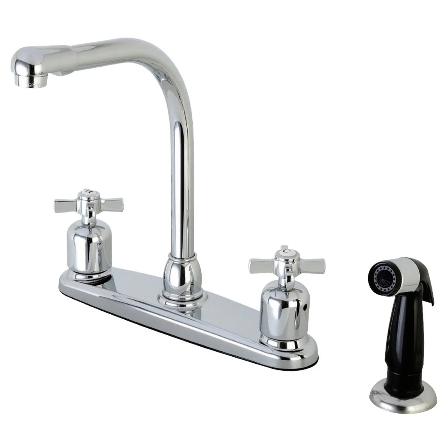 Best FB751ZX Centerset Kitchen Faucet in Polished Chrome Faucets With Side Spray