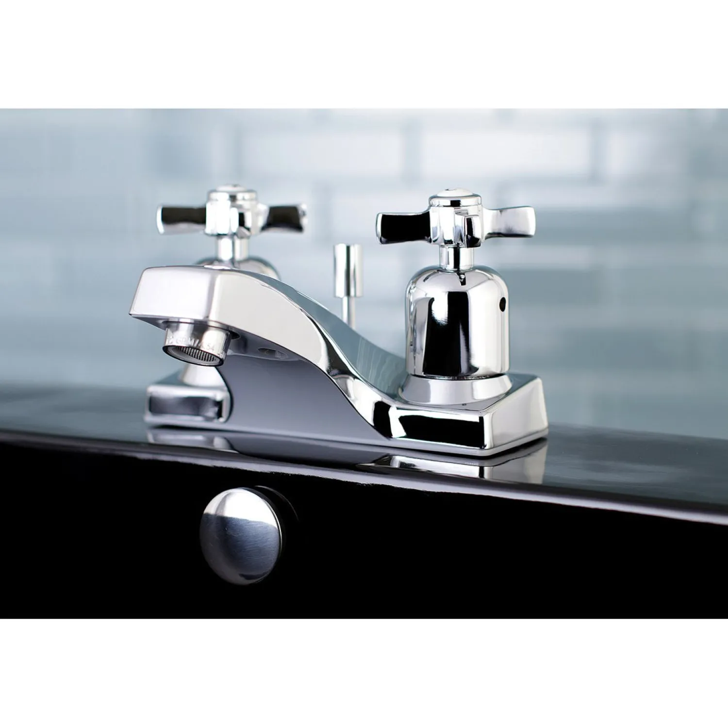 Clearance FB201ZX 4-Inch Centerset Bathroom Faucet in Polished Chrome 4" Center Set