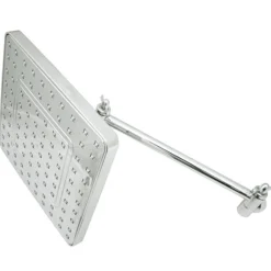 Clearance Fortress 8" Square Shower Head with 10" Swivel Arm Shower Heads