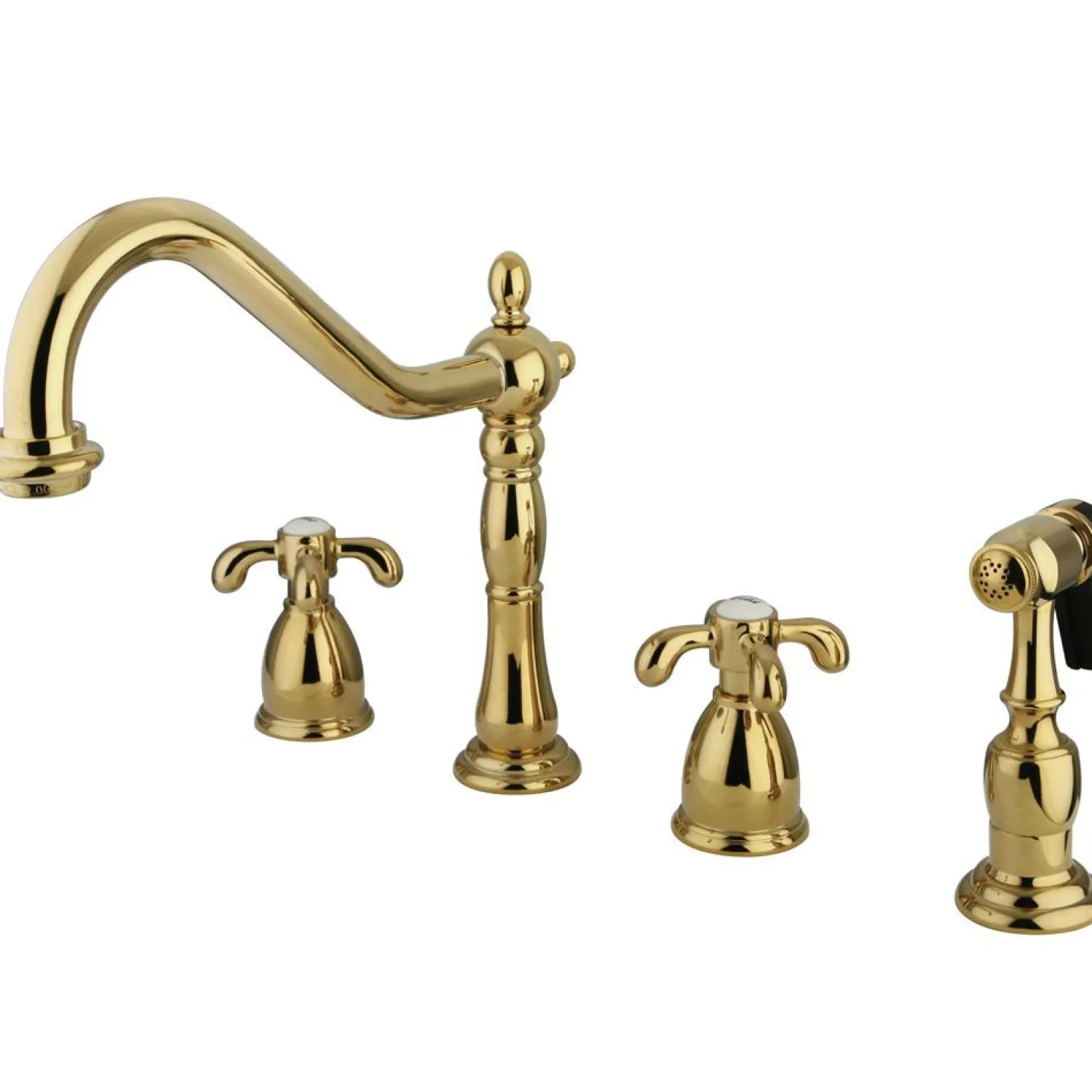 Clearance French Country Double Handle Widespread Kitchen Faucet Widespread Kitchen Faucets