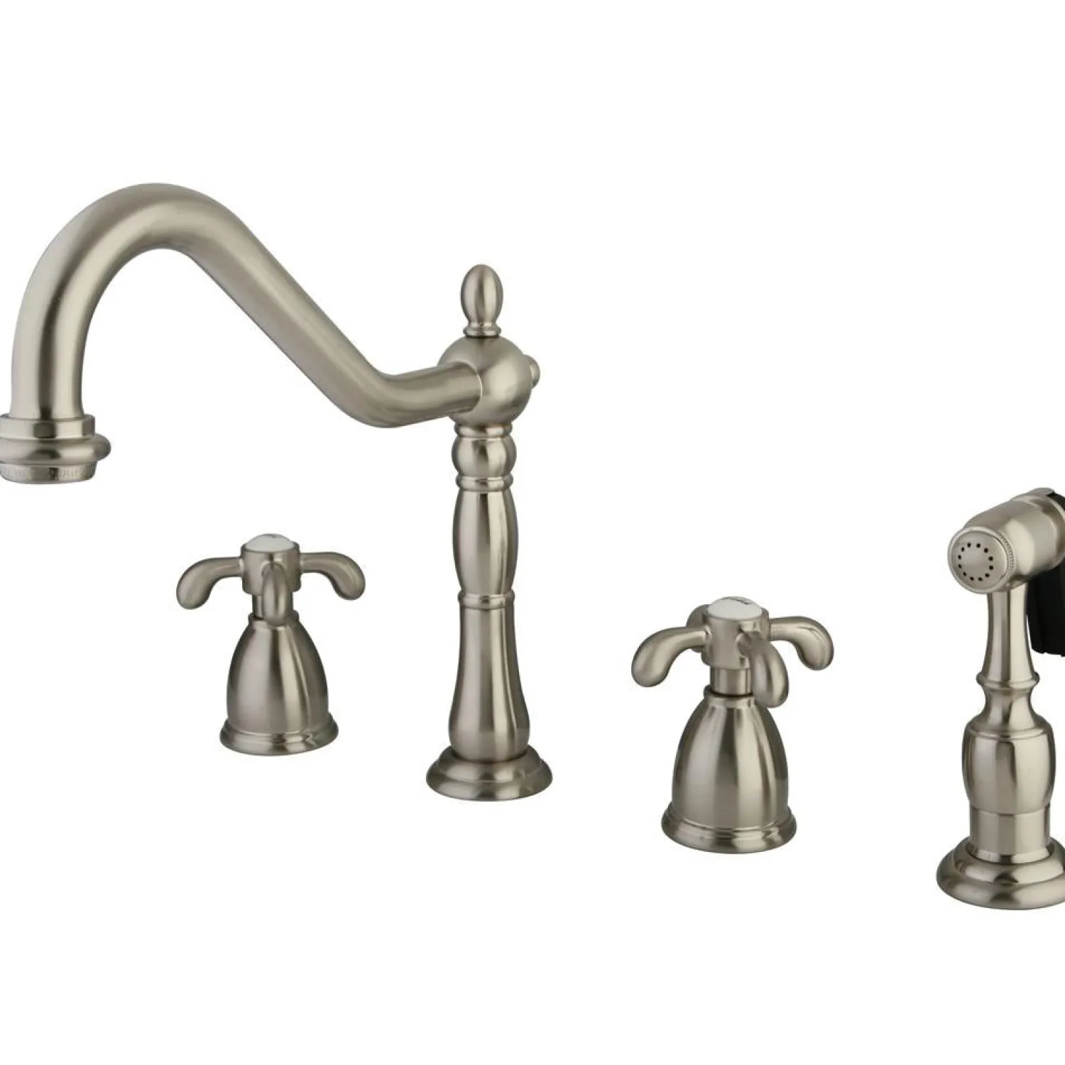 Clearance French Country Double Handle Widespread Kitchen Faucet Widespread Kitchen Faucets