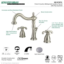Hot French Country 8-Inch Widespread Bathroom Faucet 8