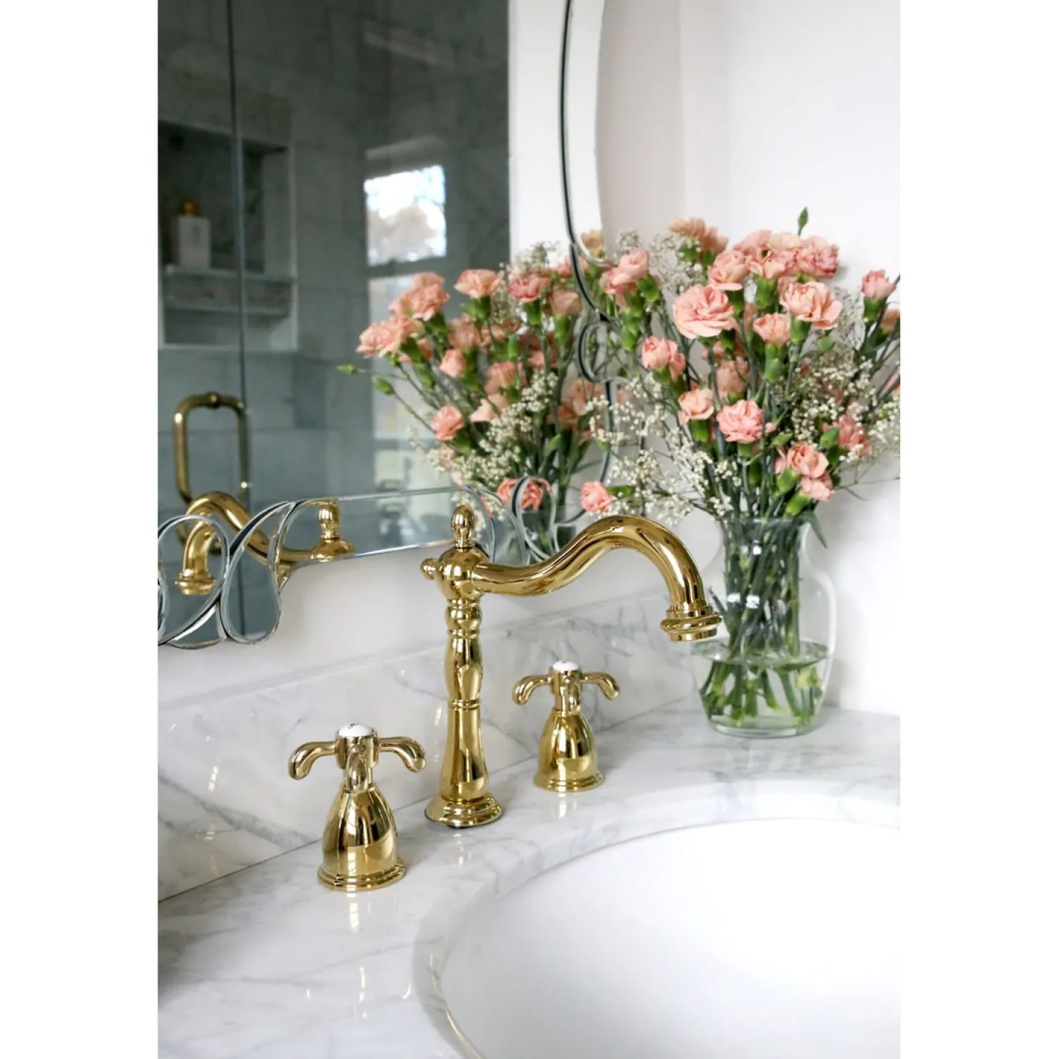 Hot French Country 8-Inch Widespread Bathroom Faucet 8" Widespread